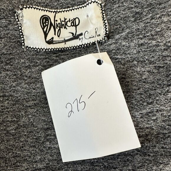 NWT Nightcap Clothing Silver Mini Wrap Dress Size 1 XS - Picture 7 of 9